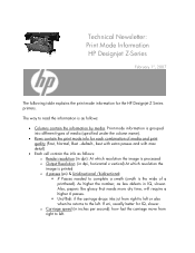 HP Z3100 HP Designjet Z2100 and Z3100 Printing Guide - Print Mode Information HP Designjet Z-Series [Windows]