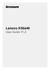 Lenovo K3 Note (English) User Guide - K3 Note (Lenovo K50a40)