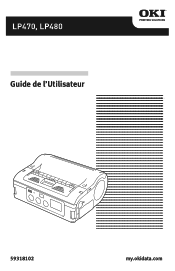 Oki LP480b LP470, LP480 Guide de l'Utilisateur (Fran栩s)