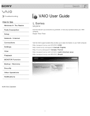 Sony SVL24148CXB User Guide (Printable PDF)