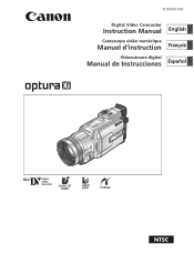 Canon OPTURA XI OPTURA Xi Instruction Manual