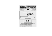 Frigidaire FFRA2822R2 Energy Guide