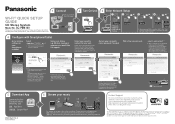 Panasonic SC-PMX100 Wi-Fi Quick Setup Guide