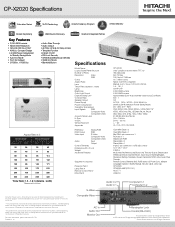 Hitachi CP-X2020 Brochure