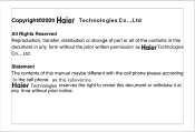 Haier WM200 User Manual