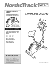 NordicTrack Gx 3.2 Bike Spanish Manual