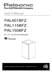 Palsonic PAL601BFZ Owners Manual