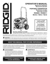 Ridgid RD8000 Owners Manual