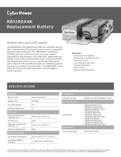 CyberPower RB1290X4F Datasheet