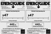 Haier HBQ18JADW Energy Guide Label