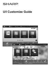 Sharp MX-3050V Color Advanced and Essentials UI Customize Guide
