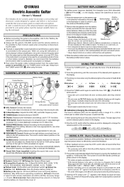 Yamaha AC3R Owners Manual