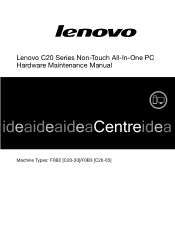 Lenovo C20-05 Lenovo C20 Series Non-Touch All-In-One PC Hardware Maintenance Manual