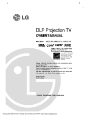 LG Z62DC1D Owners Manual
