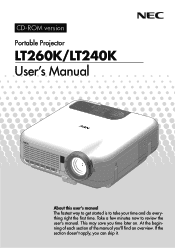NEC LT240K User Manual