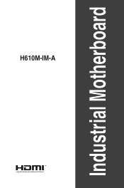 Asus H610M-IM-A User Manual Engish