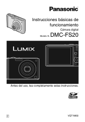 Panasonic DMC FS20P Digital Still Camera - Spanish