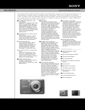 Sony DSC-W230/R Marketing Specifications (Red Model)