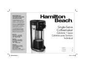 Hamilton Beach 49995RC Use & Care