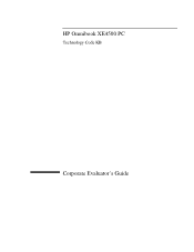 HP OmniBook xe4100 HP Omnibook xe4100 and xe4500 Series Notebook PCs - Corporate Evaluator's Guide