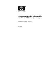 HP Workstation zx2000 HP Graphics Administration Guide for HP-UX 11.X (IPF version) (5969-3151)