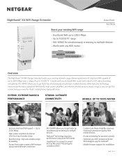 Netgear EX7300 Product Data Sheet