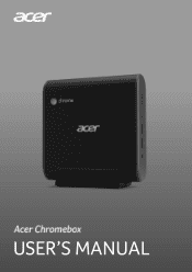 Acer Chromebox CXI3 User Manual