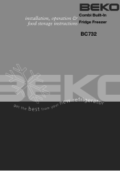 Beko BC732 User Manual
