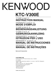 Kenwood KTC-V300E User Manual