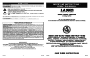 Lasko A20700 User Manual