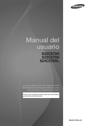 Samsung S24C570HL User Manual Ver.1.0 (Spanish)