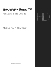 Sharp LC-43LBU711C Roku User Guide 19 0162 WEB V1 FR Final lr