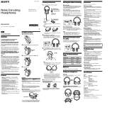 Sony MDR-NC200D Operating Instructions