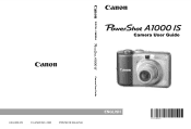 Canon PowerShot A1000 IS Gray User Manual