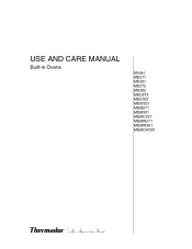 Thermador MED302JS User Manual