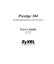 ZyXEL P-304 User Guide