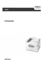 Oki C9800hdn Guide:  Printing C9800 Series (American English)