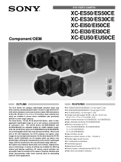 Sony XCEU50 Product Brochure (xc_ei-eu)