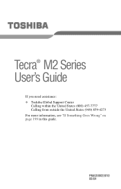 Toshiba Tecra M2 Tecta M2 User's Guide (PDF)