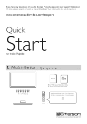 Emerson LF501EM6F Quick Start Guide