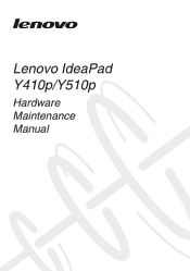 Lenovo IdeaPad Y510p Hardware Maintenance Manual - IdeaPad Y410p, Y510p