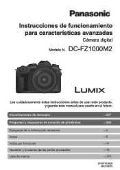 Panasonic LUMIX FZ1000M2 Advanced Operating Manual Spanish