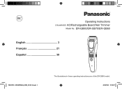 Panasonic ER-GB80 Operating Instructions