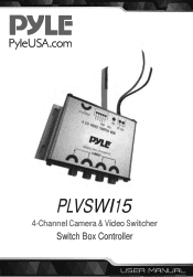 Pyle PLVSWI15 Instruction Manual