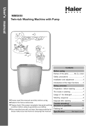 Haier WMS650 User Manual