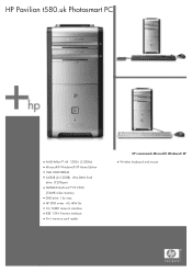 HP Pavilion t500 HP Pavilion Desktop PC - t580.dk Product Specifications