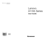 Lenovo A540 All In One (English) User Guide - Lenovo A7/A5 Series