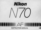 Nikon N70 Instruction Manual