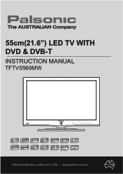Palsonic TFTV5560MW Owners Manual