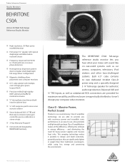 Behringer C50A Product Information Document